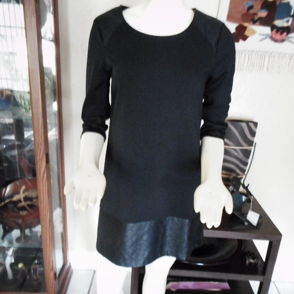 Andrew Marc New York Black  Black Dress Size M